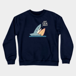 Surfer Shark Crewneck Sweatshirt